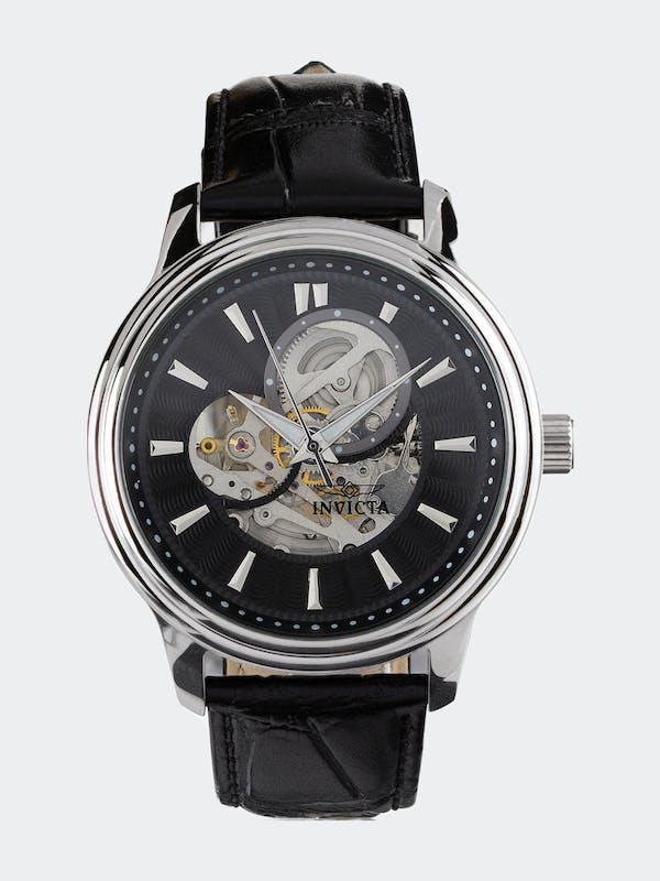 商品Invicta|Mens 22577 Silver Stainless Steel Automatic Casual Watch Silver (Grey),价格¥866,第1张图片