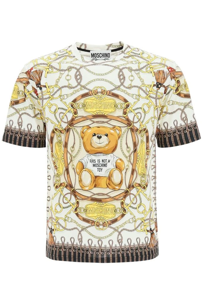 商品Moschino|Military Teddy Scarf T-shirt,价格¥2401,第1张图片