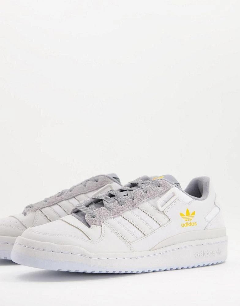 商品Adidas|adidas Originals Forum low trainers in grey and off white,价格¥755,第1张图片