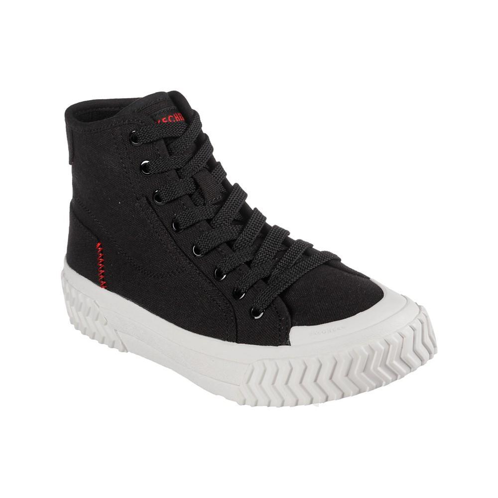 商品SKECHERS|Women's Street Trax Canvas Hi-Tread Casual Sneakers from Finish Line,价格¥292,第1张图片