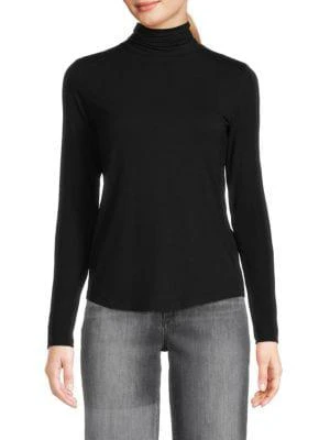 商品Tahari|Ruched Turtleneck Top,价格¥160,第1张图片