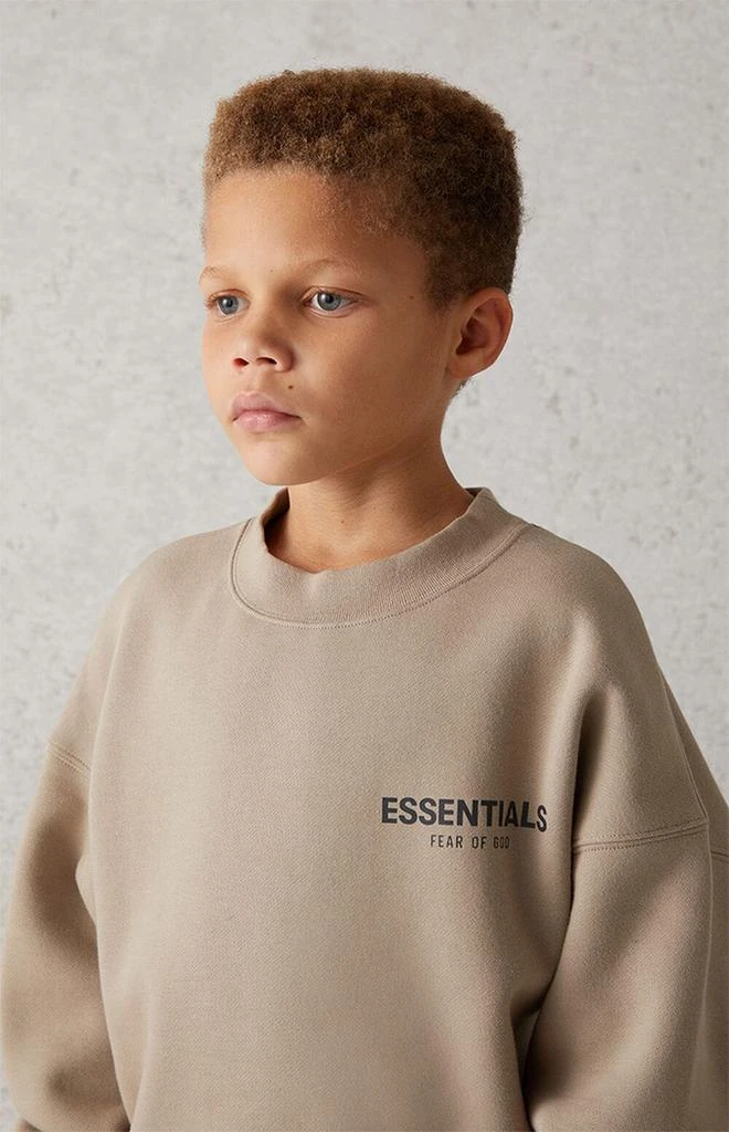 商品Essentials|Tan Crew Neck Sweatshirt,价格¥209,第5张图片详细描述