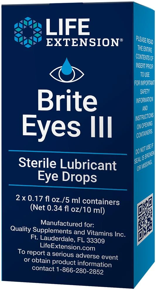 商品Life Extension|Life Extension Brite Eyes III Lubricant Eye Drops, 10 ml,价格¥194,第1张图片