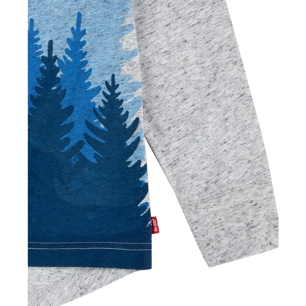 商品Levi's|Little Boys Long Sleeve T-shirt and Beanie Set,价格¥54,第5张图片详细描述