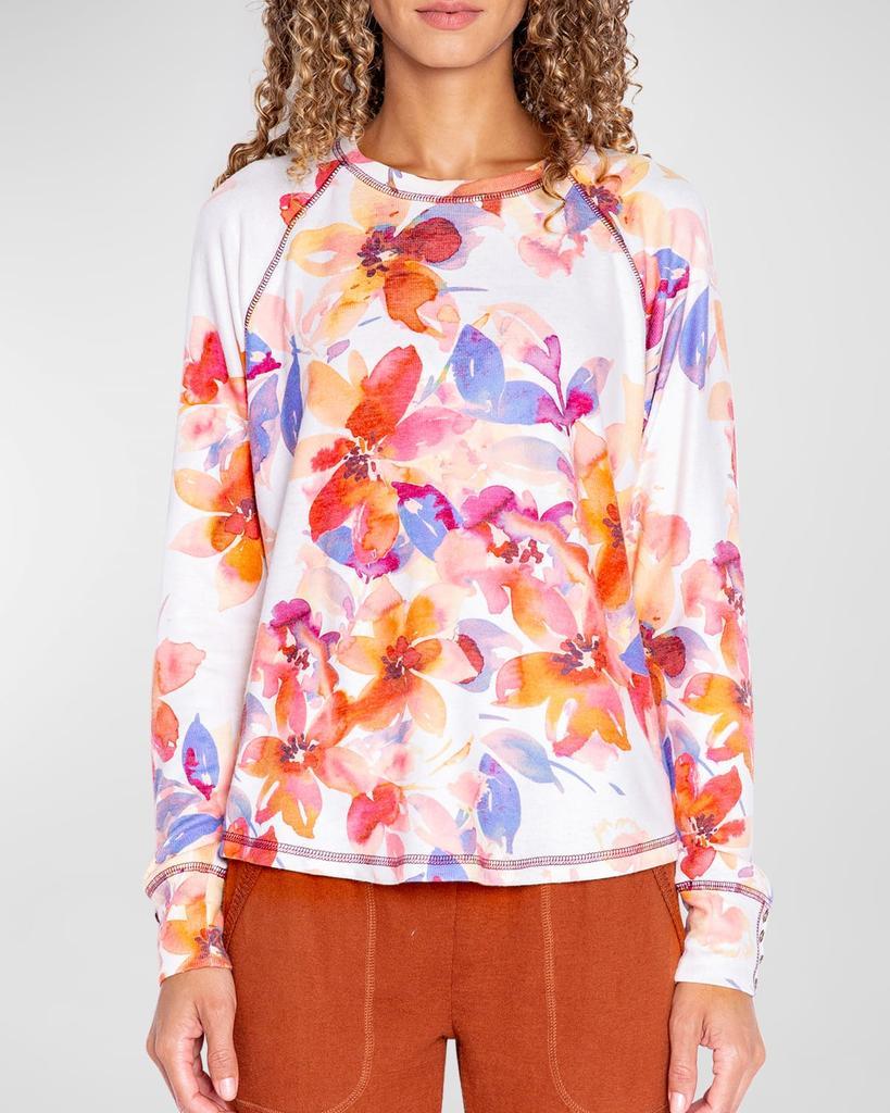 商品PJ Salvage|Rustic Garden Floral-Print Sweatshirt,价格¥387,第1张图片