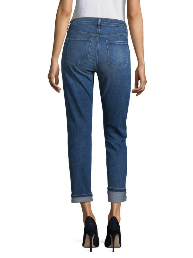 商品J Brand|Johnny Mid-Rise Medium Wash Boyfriend Jeans,价格¥691,第2张图片详细描述