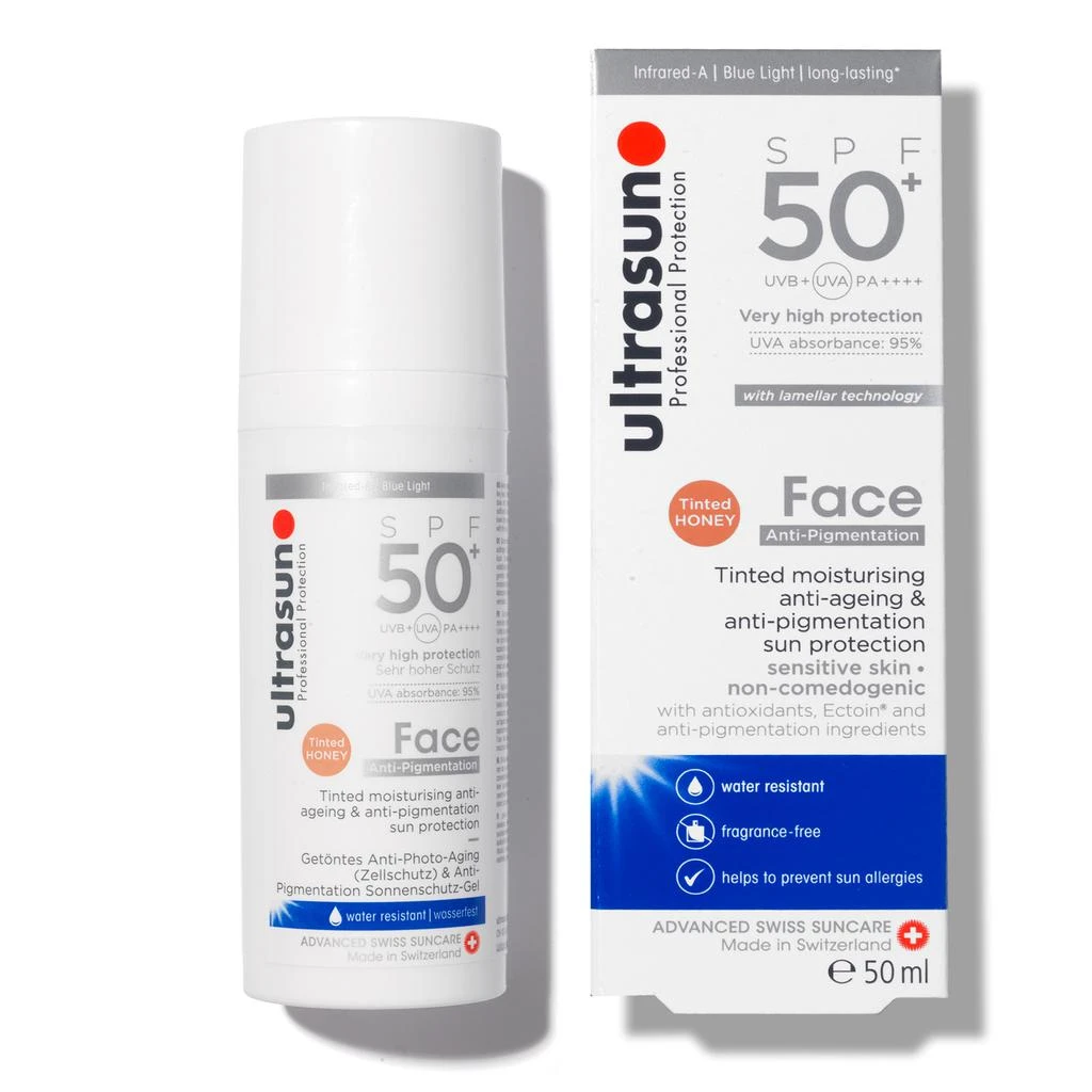 商品Ultrasun|Tinted Anti Pigmentation Face SPF 50,价格¥340,第4张图片详细描述