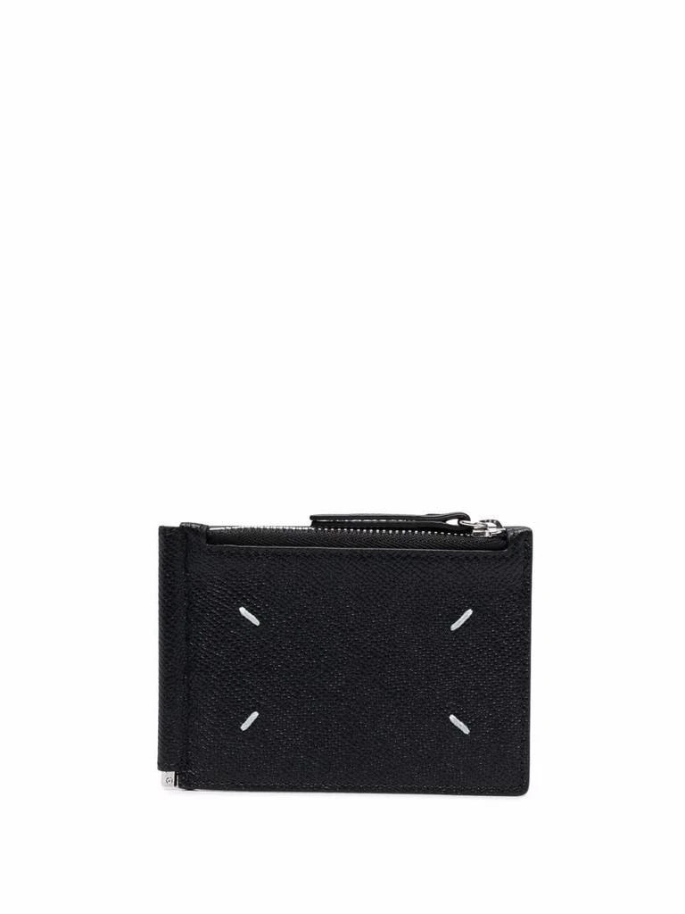 商品MAISON MARGIELA|Money clip wallet in pebbled leather,价格¥1194,第2张图片详细描述