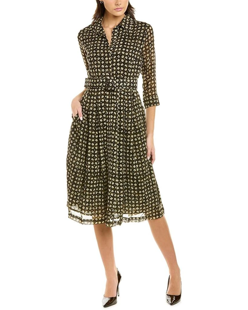 商品SAMANTHA SUNG|Samantha Sung Audrey D 3 Wool Shirtdress,价格¥2832,第1张图片