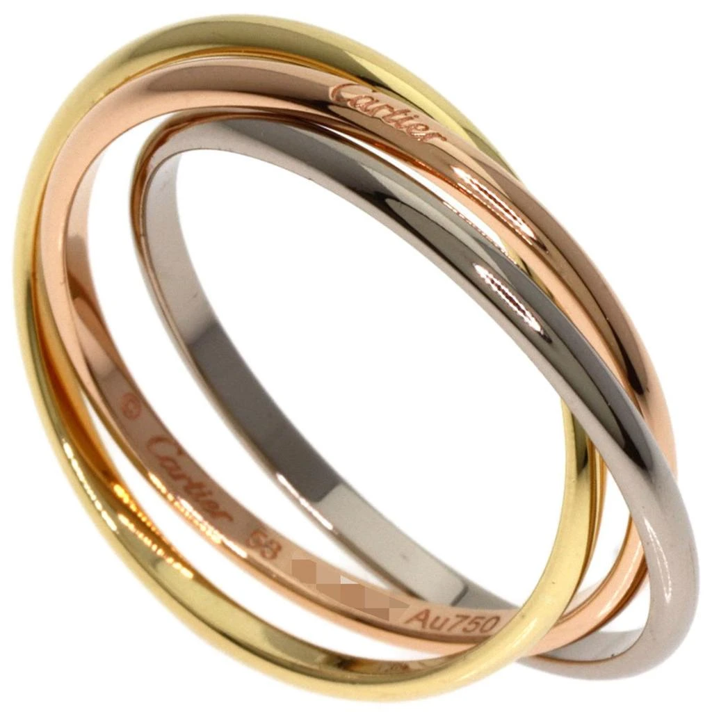商品[二手商品] Cartier|Trinity pink gold (18K) gold (18K) yellow gold (18K) Band Ring (Pre-Owned),价格¥16062,第1张图片