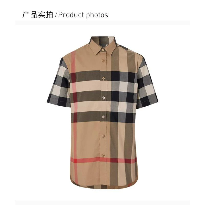 商品Burberry|BURBERRY 格纹男士衬衫 8017322,价格¥4163,第9张图片详细描述