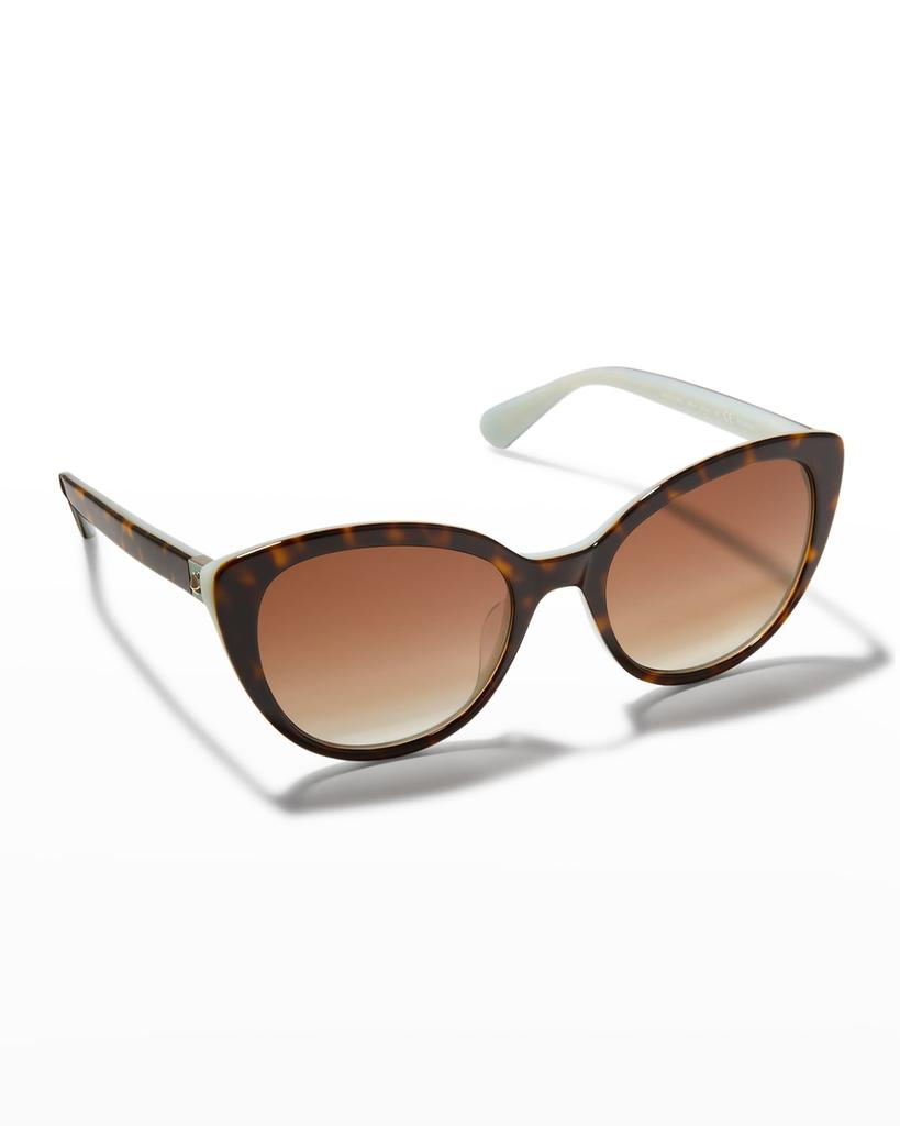 amberlees polarized acetate cat-eye sunglasses商品第1张图片规格展示