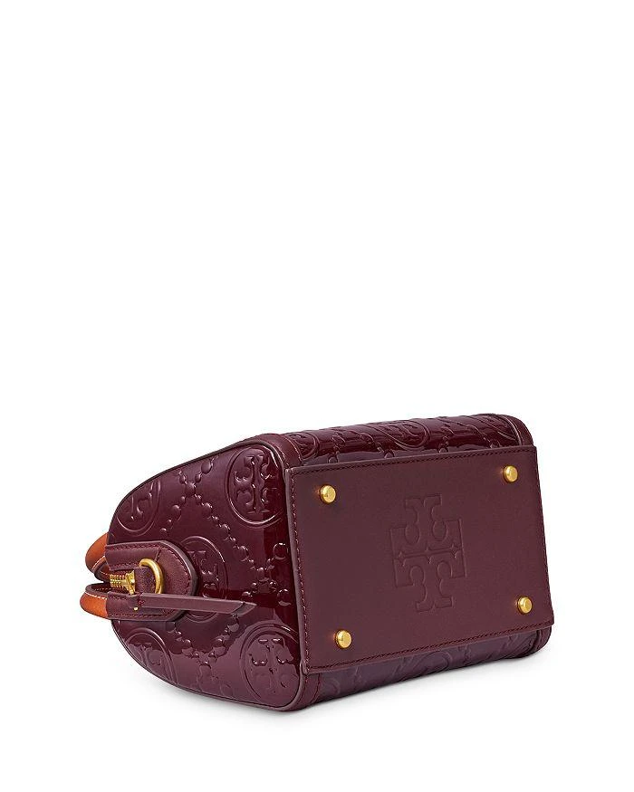 商品Tory Burch|T Monogram Patent Leather Embossed Mini Barrel Bag,价格¥3545,第4张图片详细描述