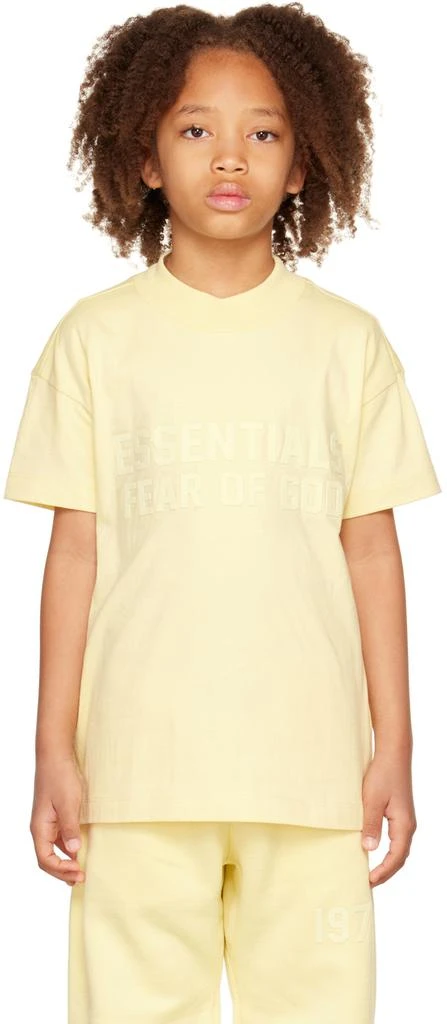 商品Essentials|Kids Yellow Logo T-Shirt,价格¥149,第1张图片