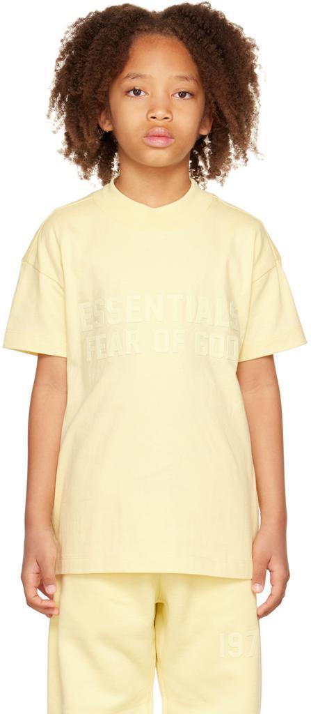 商品Essentials|Kids Yellow Logo T-Shirt,价格¥154,第1张图片