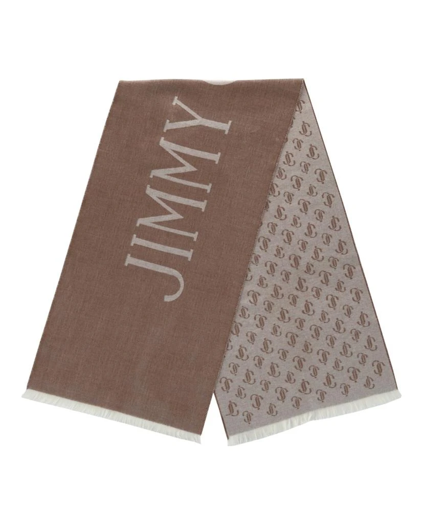 商品Jimmy Choo|Wool Logo Scarf,价格¥2391,第2张图片详细描述