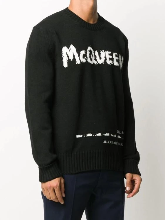 商品Alexander McQueen|Crew Neck Pullover,价格¥6214,第3张图片详细描述