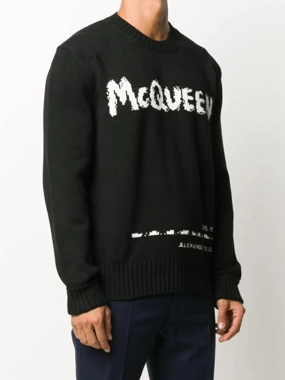 商品Alexander McQueen|Crew Neck Pullover,价格¥6442,第3张图片详细描述