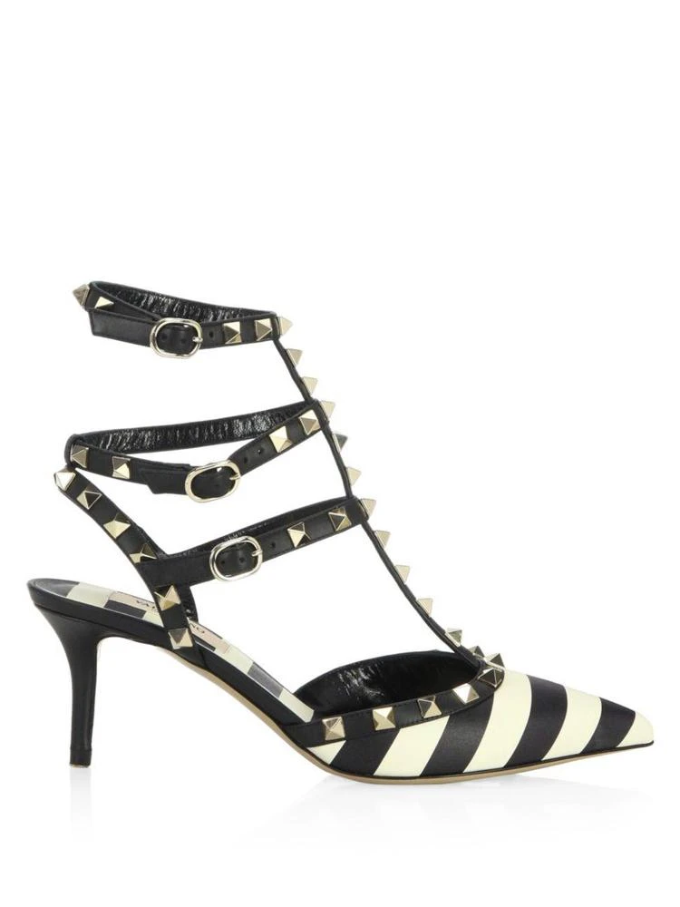 商品Valentino|Rockstud Leather Pumps,价格¥5507,第5张图片详细描述