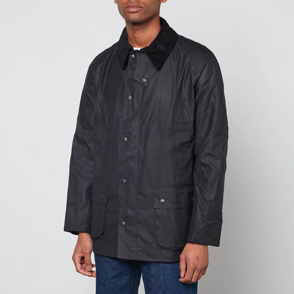 商品Barbour|Barbour Heritage Men's Ashby Wax Jacket - Black,价格¥2164,第1张图片