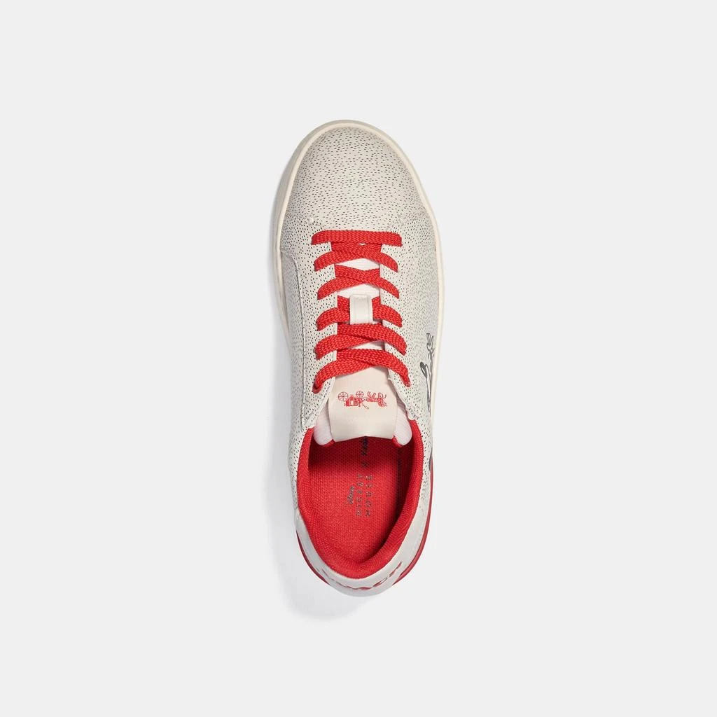 商品Coach|Coach Outlet Disney Mickey Mouse X Keith Haring Clip Low Top Sneaker,价格¥434,第2张图片详细描述