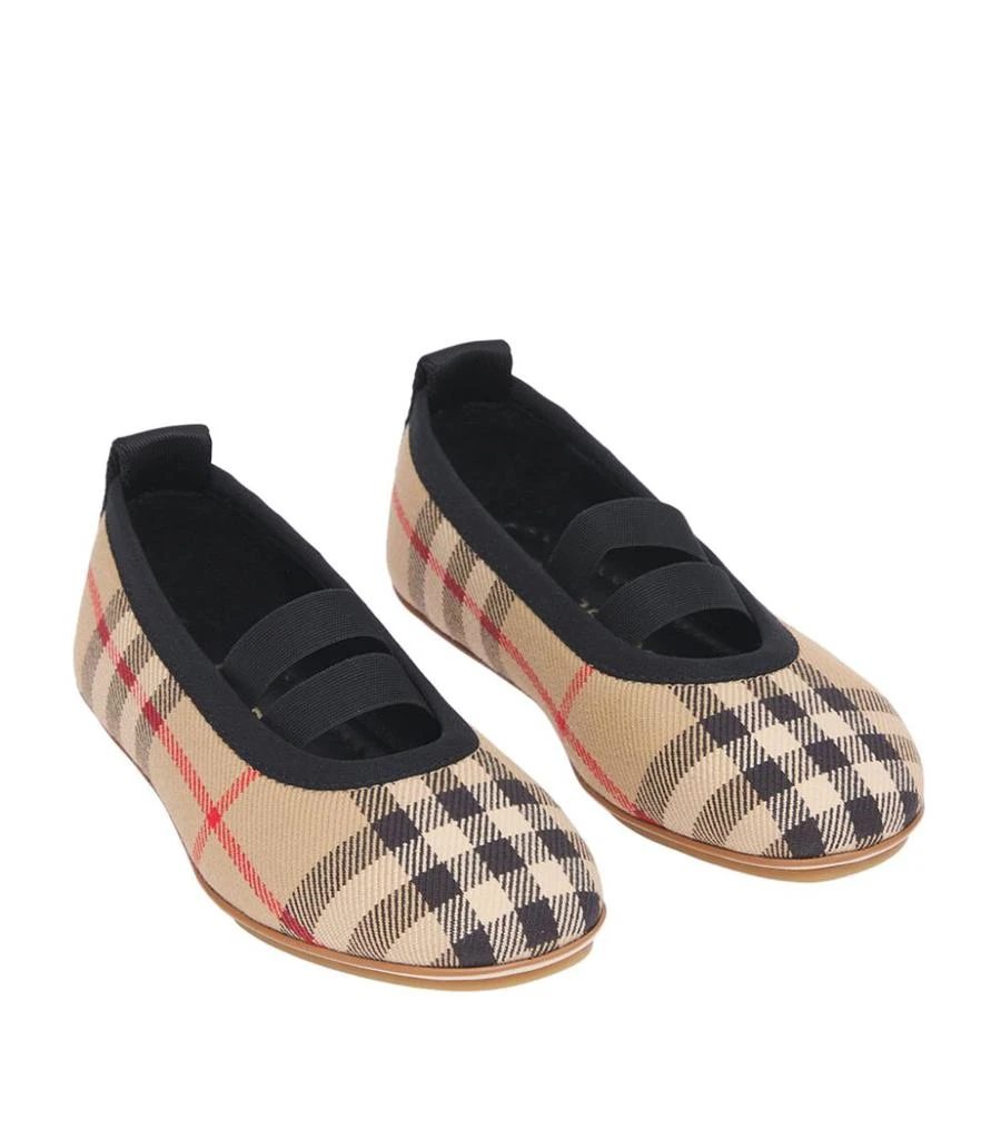 商品Burberry|Vintage Check Mini Grace Flats,价格¥2284,第2张图片详细描述