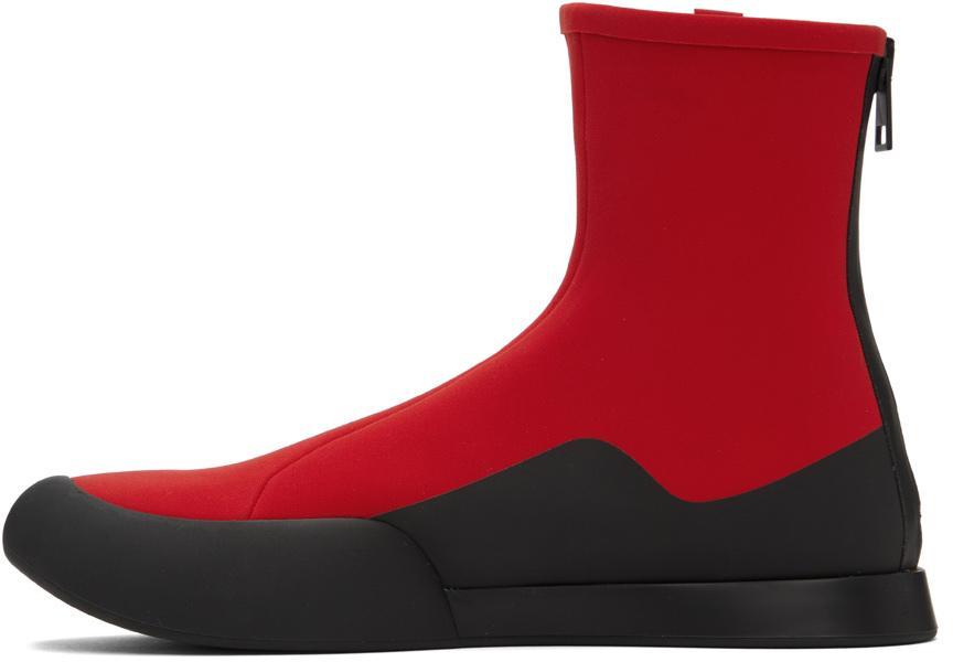 商品The Row|Red TR Ankle Boots,价格¥10164,第5张图片详细描述