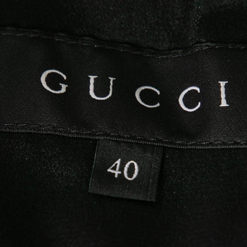 Gucci Black Wool Single Breasted Blazer S商品第6张图片规格展示