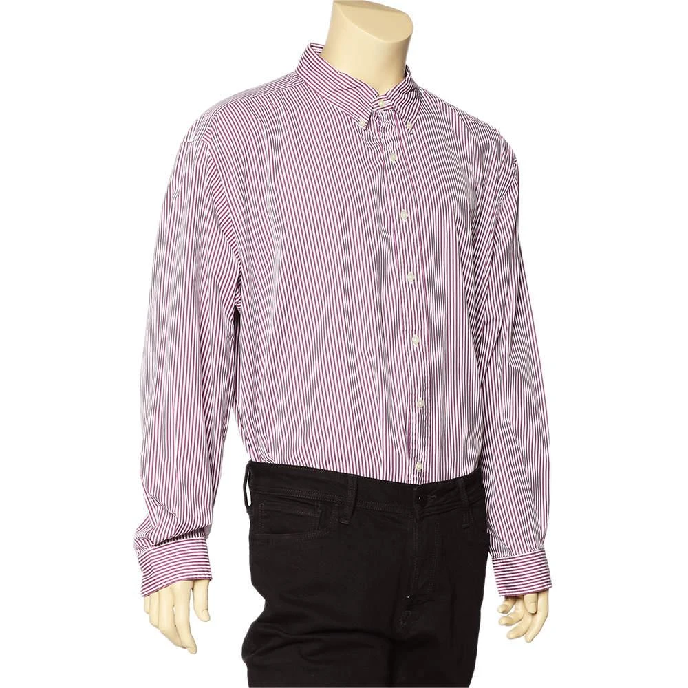 商品[二手商品] Ralph Lauren|Ralph Lauren Purple Striped Cotton Button Front Shirt 3XB,价格¥869,第2张图片详细描述