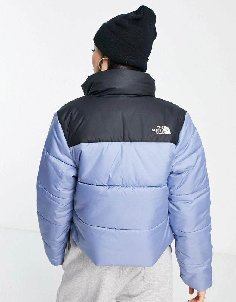 商品The North Face|The North Face Saikuru cropped jacket in blue Exclusive at ASOS,价格¥1137,第2张图片详细描述