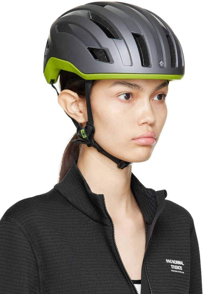 商品Sweet Protection|Gray & Green Outrider Mips Cycling Helmet,价格¥377,第2张图片详细描述