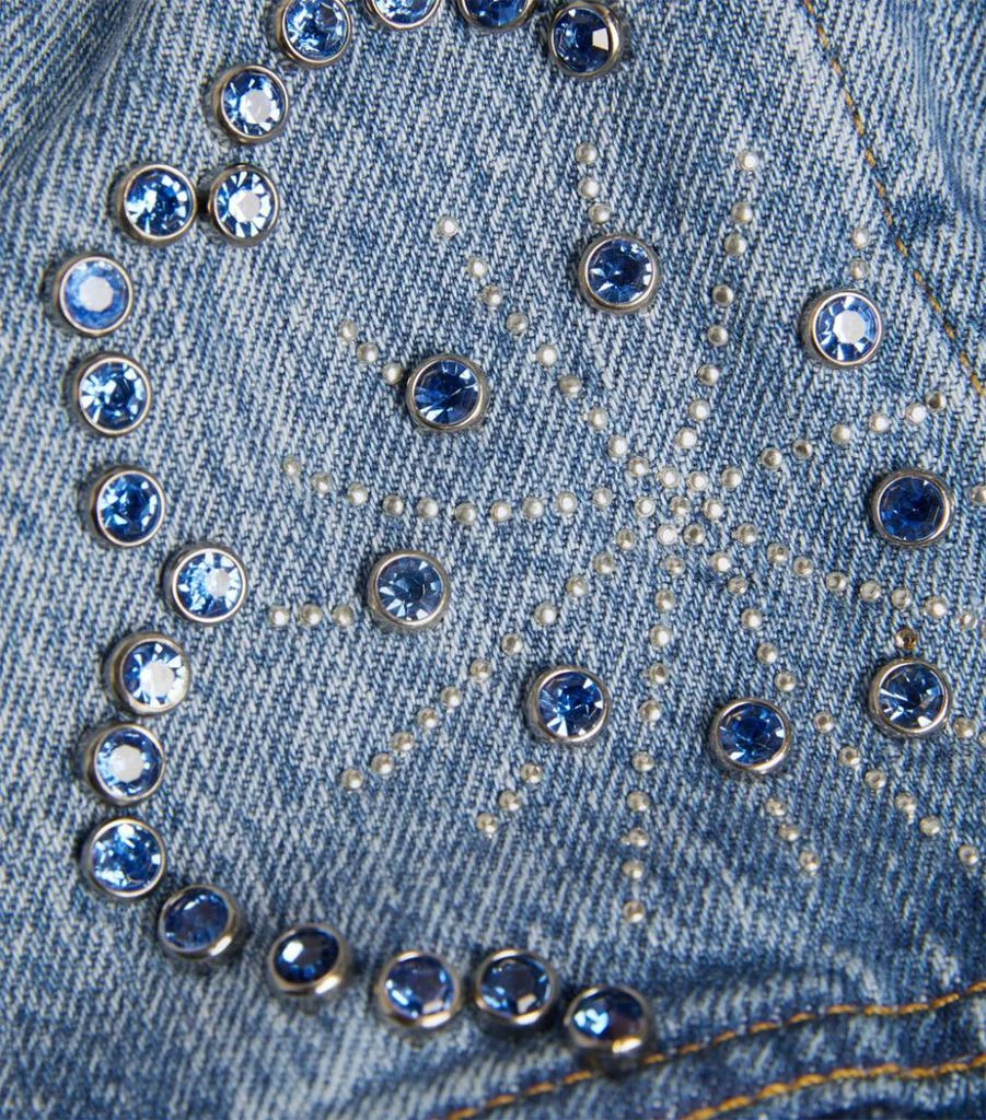 商品Maje|Crystal-Embellished Denim Jacket,价格¥2668,第5张图片详细描述