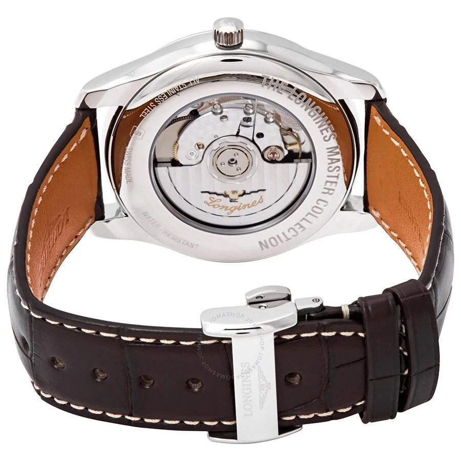 商品Longines|Master Silver Dial Brown Leather Men's Watch L29194783,价格¥14856,第3张图片详细描述