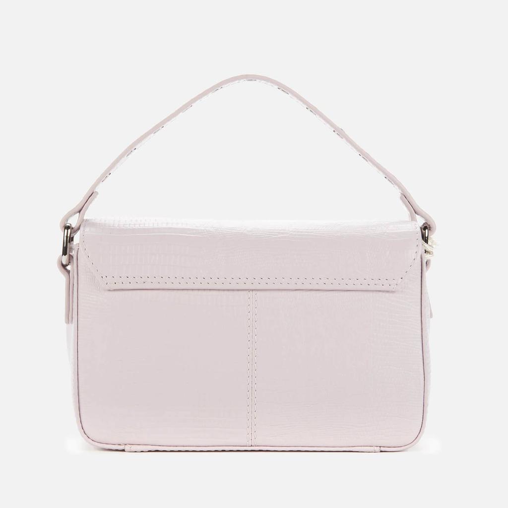 Núnoo Women's Small Honey Lizard Shoulder Bag - lavender商品第2张图片规格展示