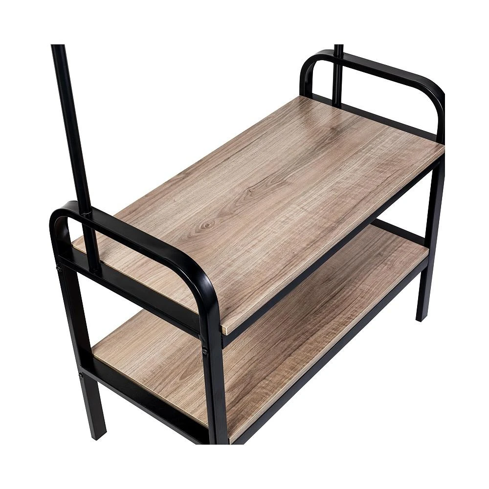 Entryway Organizer with Hooks and Shoe Storage 商品