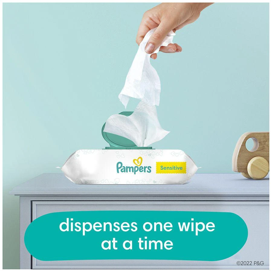 商品Pampers|Baby Wipes, Clinically Proven, Water Based, Hypoallergenic No scent,价格¥133,第5张图片详细描述