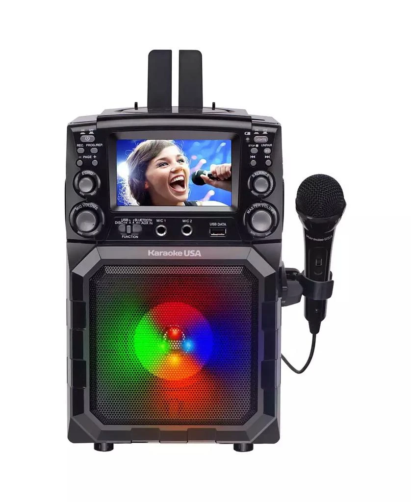 商品Karaoke USA|GQ450 Portable CDG/MP3G Karaoke Player,价格¥1264,第1张图片