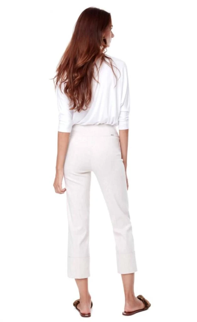 商品up!|Up! - Pull-on Linen Cropped Pants,价格¥645,第3张图片详细描述