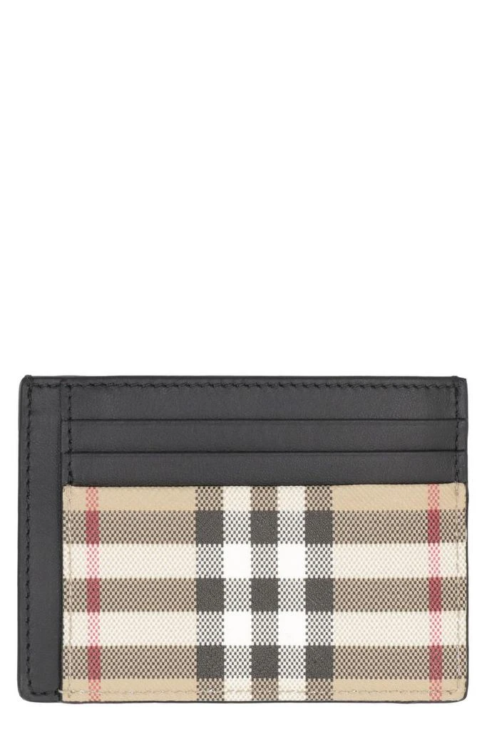 商品Burberry|Burberry Checked Motif Card Holder,价格¥1706,第1张图片