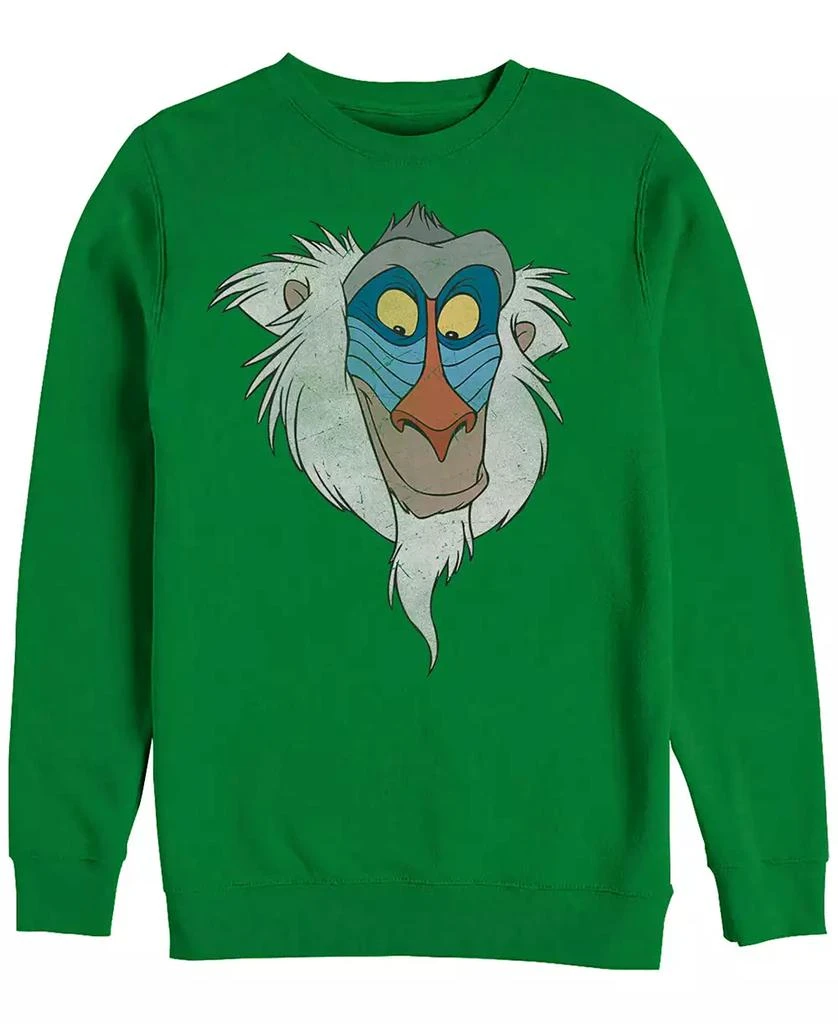 商品Disney|Disney Men's Lion King Rafiki Big Face, Crewneck Fleece,价格¥337,第2张图片详细描述