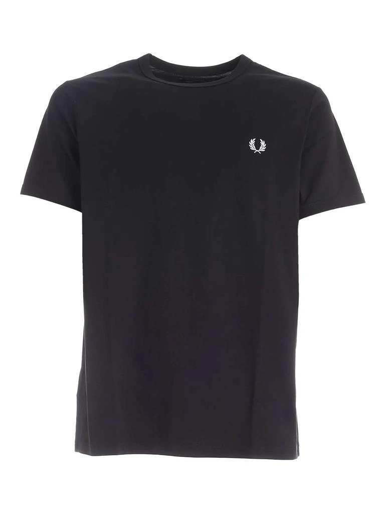 商品Fred Perry|Fred Perry Men's Black Cotton T-Shirt,价格¥845,第1张图片