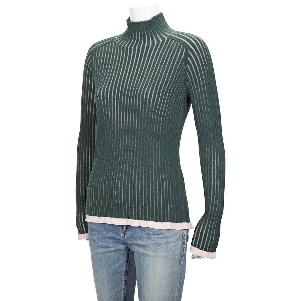 商品Burberry|Burberry Dark Forest Green Turtleneck Sweater, Size X-Large,价格¥3781,第4张图片详细描述