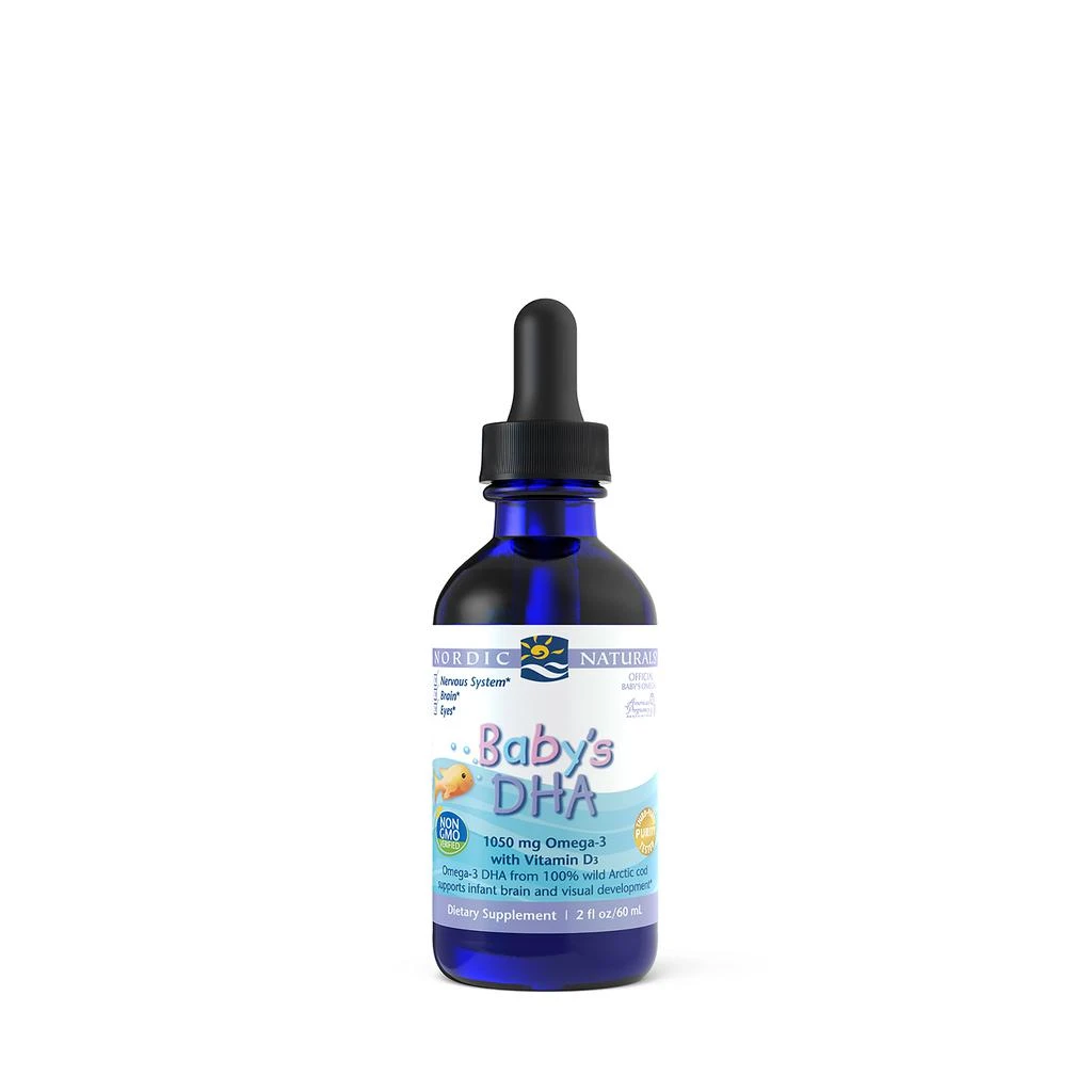 商品Nordic Naturals|宝宝DHA鳕鱼肝油滴剂,价格¥135,第1张图片