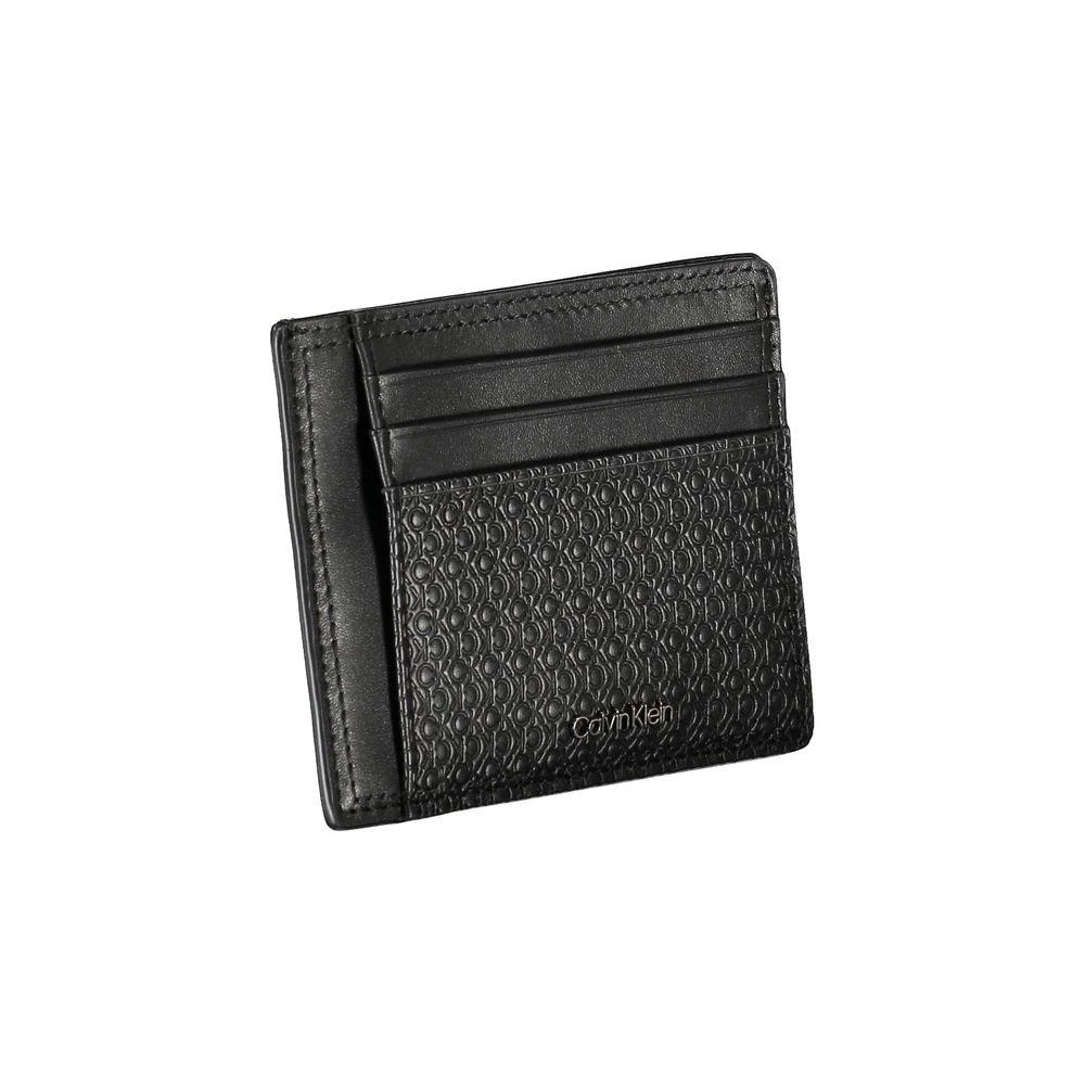 商品Calvin Klein|Calvin Klein Sleek Black Leather Coin Purse with Card Holder,价格¥595,第3张图片详细描述