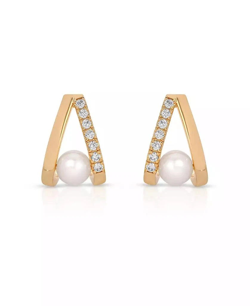 商品Ettika Jewelry|Pave and Mother of Pearl Drop Earrings,价格¥374,第2张图片详细描述