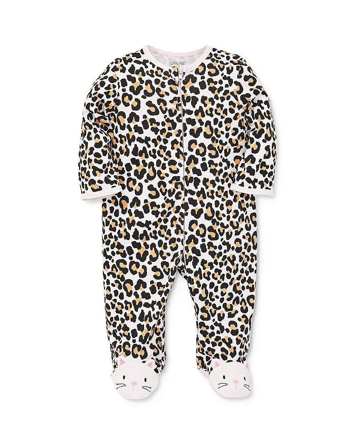 商品Little Me|Girls' Leopard Print Footie - Baby,价格¥113,第1张图片