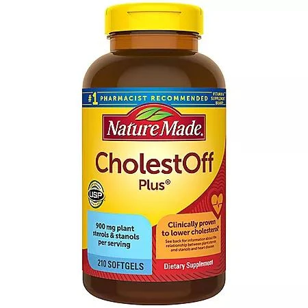 商品Nature Made|Nature Made CholestOff Plus Softgels, 210 ct.,价格¥208,第1张图片
