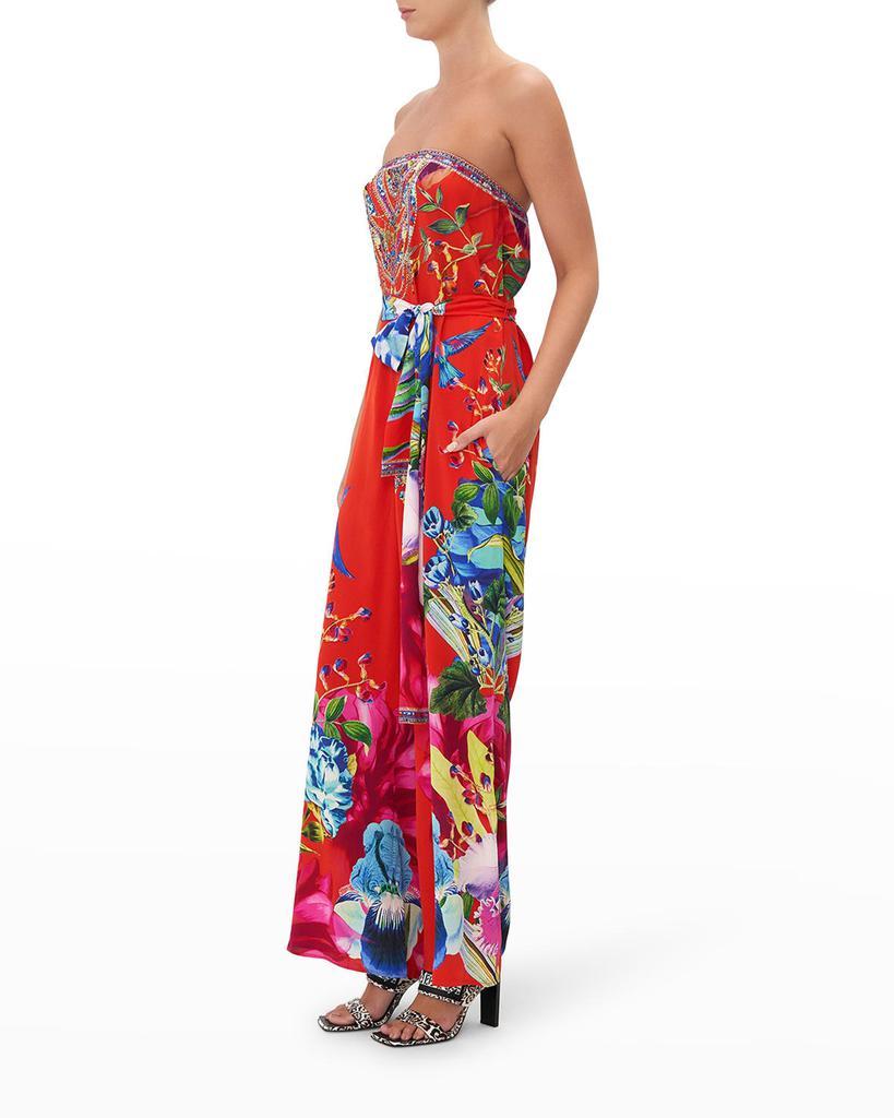 商品Camilla|Tie-Waist Strapless Jumpsuit,价格¥4665,第5张图片详细描述