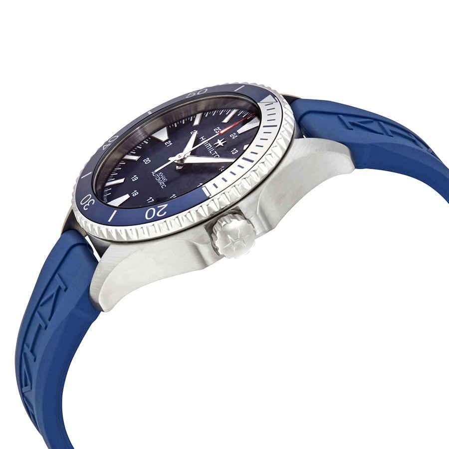 商品Hamilton|Hamilton Scuba Automatic Blue Dial Mens Watch H82345341,价格¥3807,第4张图片详细描述