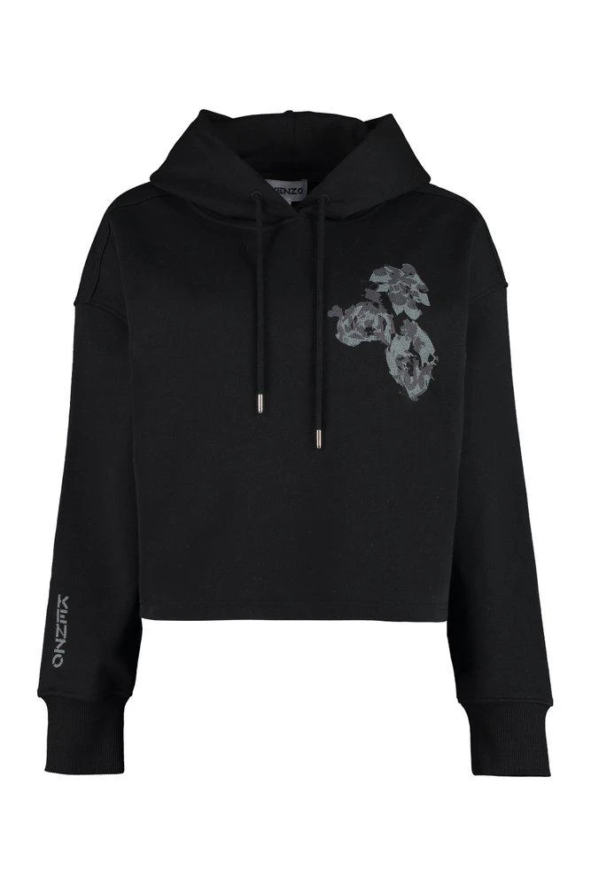 商品Kenzo|Kenzo Archive Floral Drawstring Hoodie,价格¥1390,第1张图片